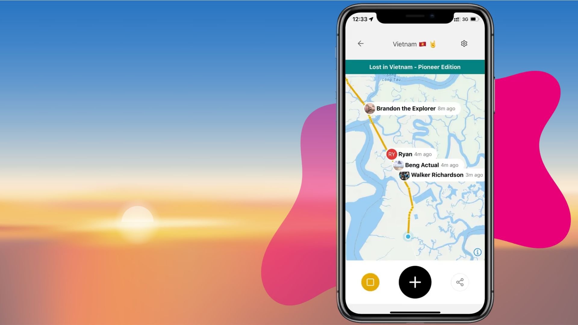 Sunset of Wayward Mobile App